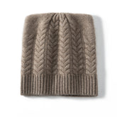 Women 100% Cashmere Beanie Winter Soft Warm Cashmere Hat